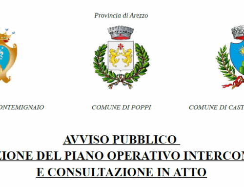 AVVISO PUBBLICO FORMAZIONE DEL PIANO OPERATIVO INTERCOMUNALE E CONSULTAZIONE IN ATTO